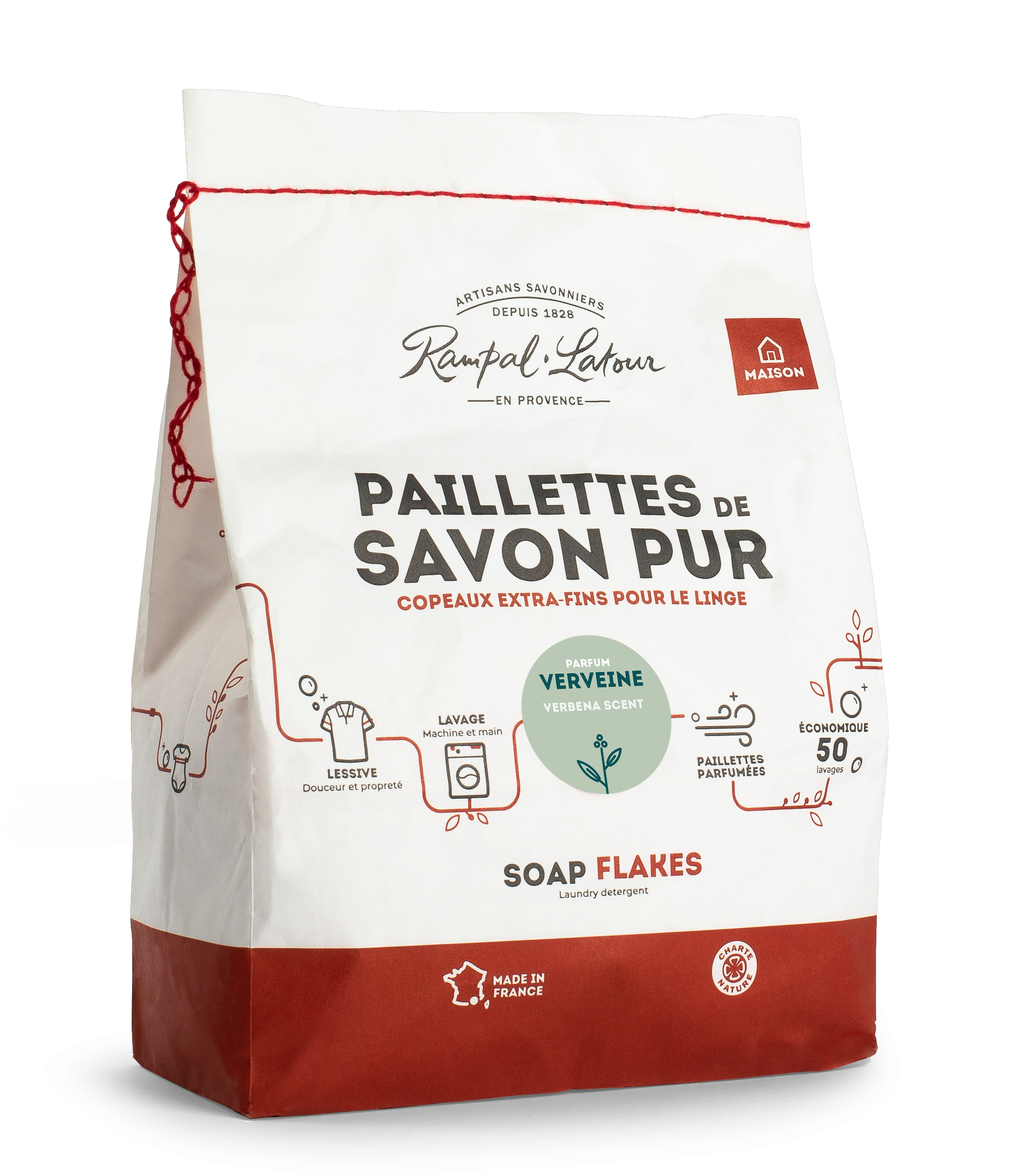 Paillettes de savon pur pour le linge Verveine 750g