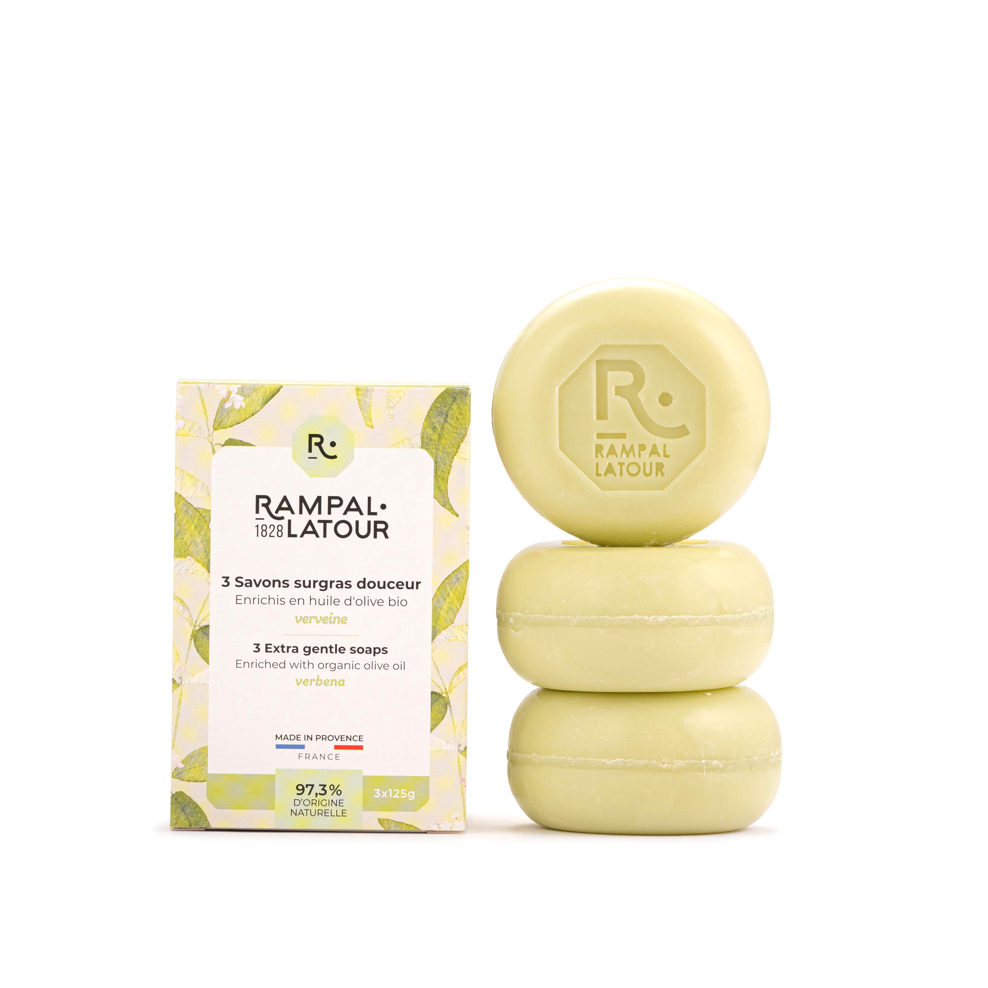 Savon surgras Verveine 3x125g