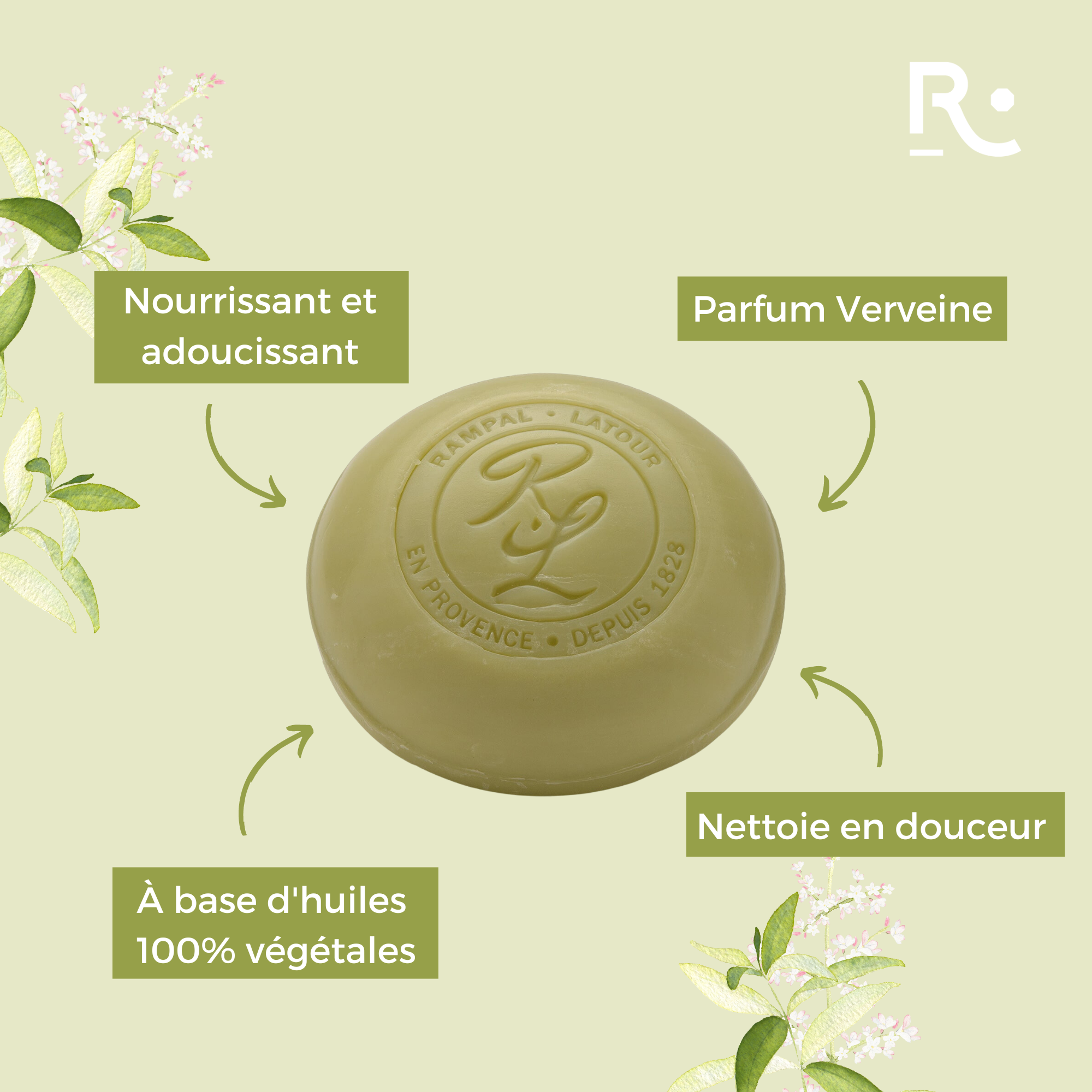 Verbena surgras soaps 3x150g