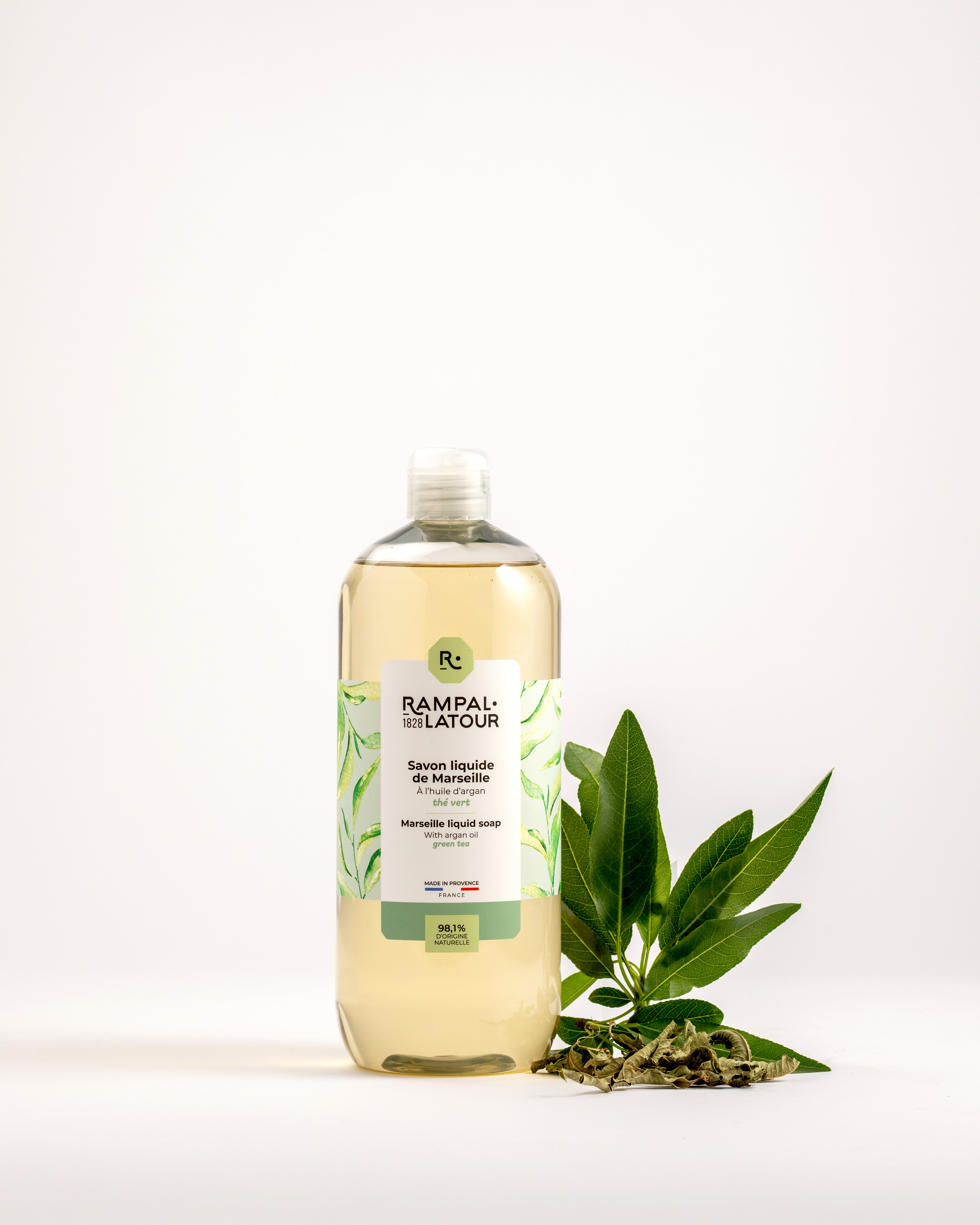 Marseille liquid soap Green tea 1L
