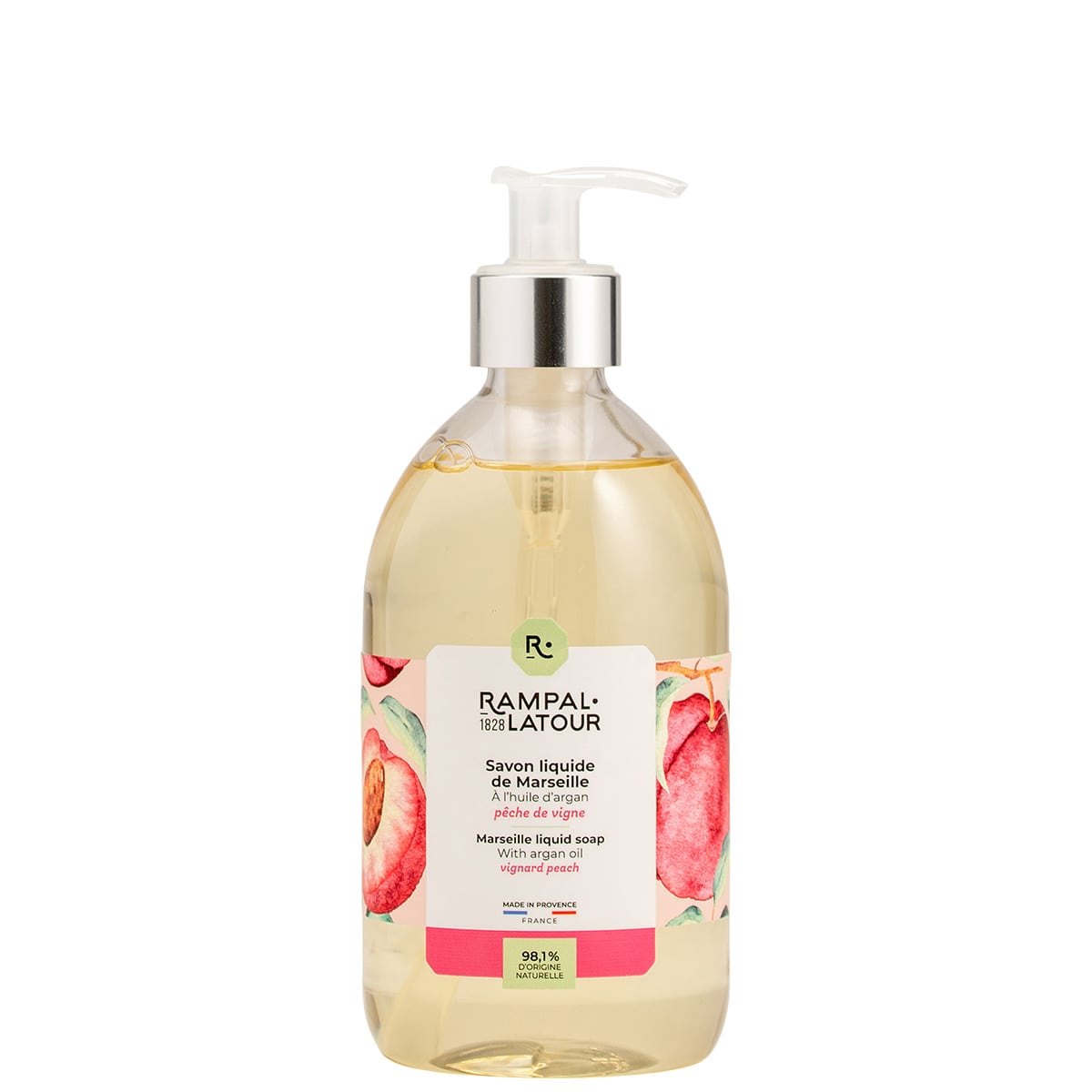 Marseille liquid soap Vine peach 500ml