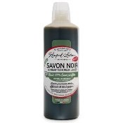 Liquid black soap made with olive oil, hypoallergenic
