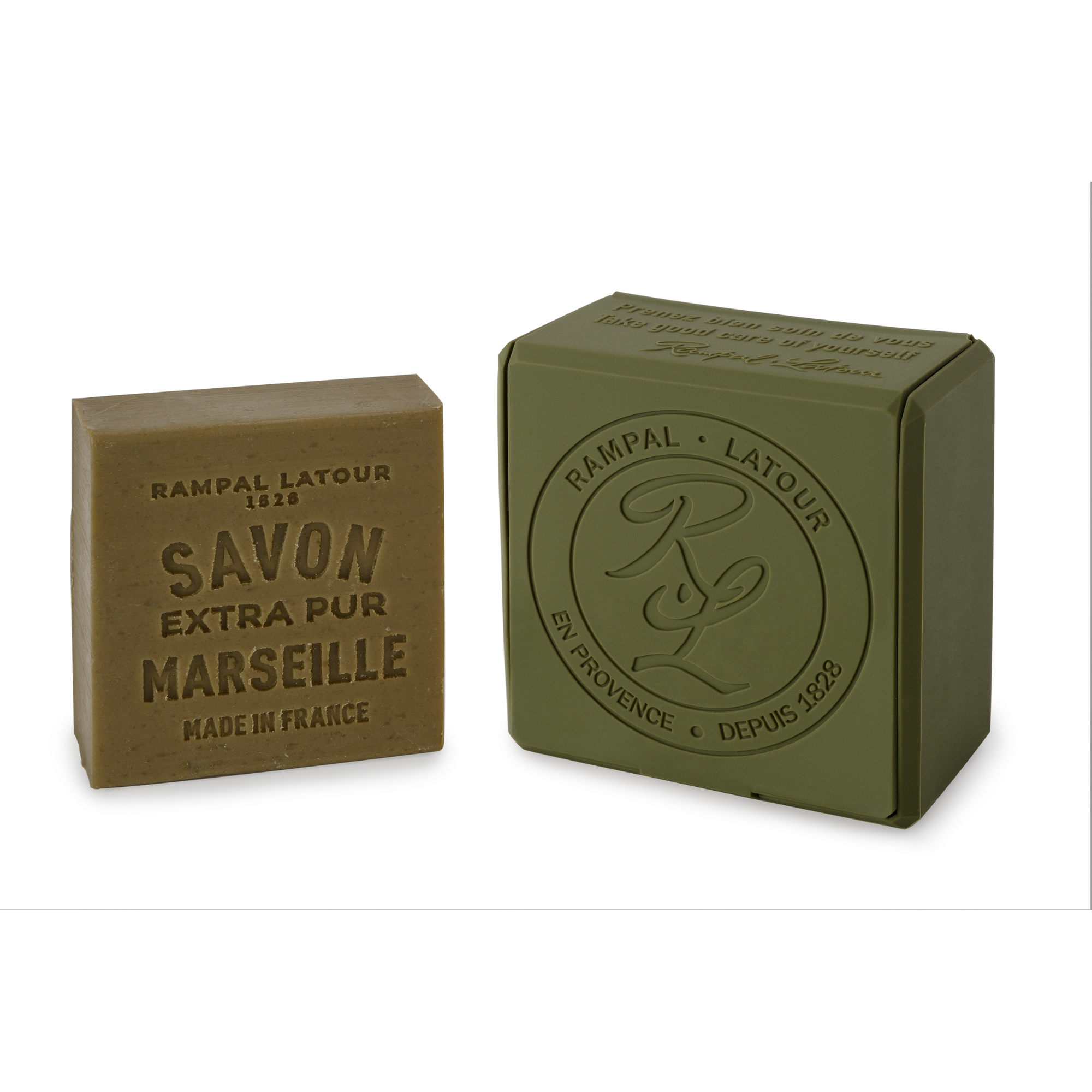 Soap dish for Marseille soap 150g Olive