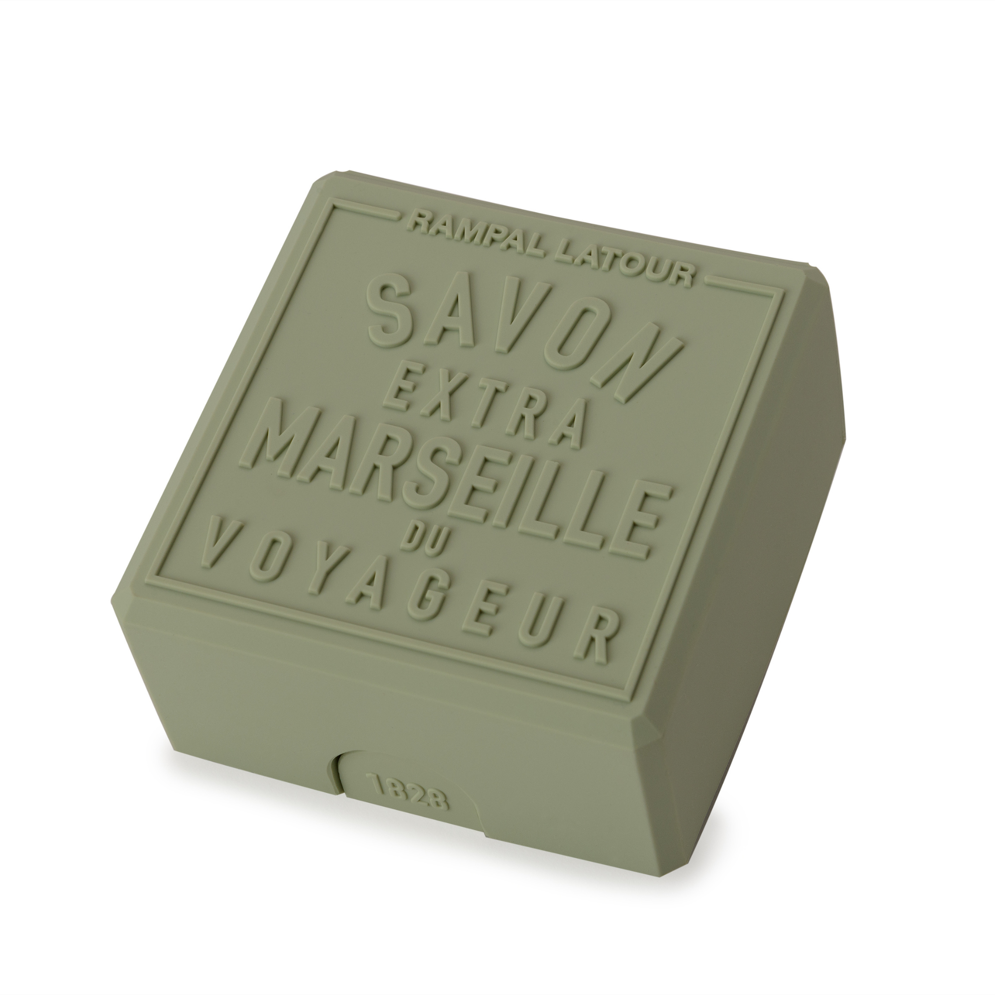 Soap dish for Marseille soap 150g Leaf green