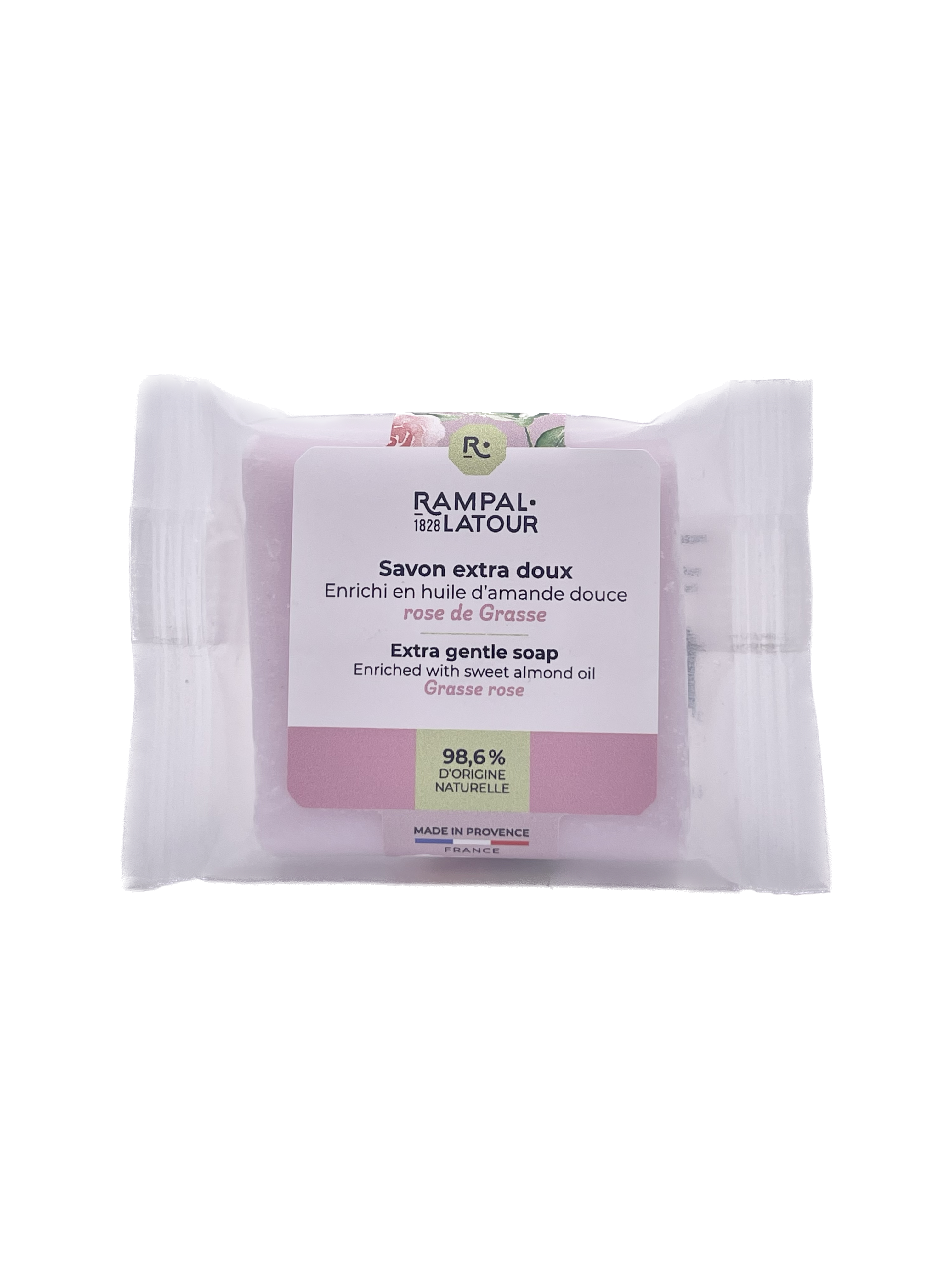 Mini surgras soap Rose de Grasse 25g