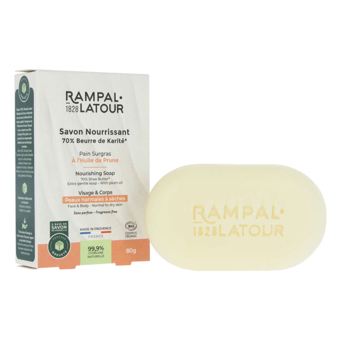 Savon nourrissant de Marseille certifié bio, 80g
