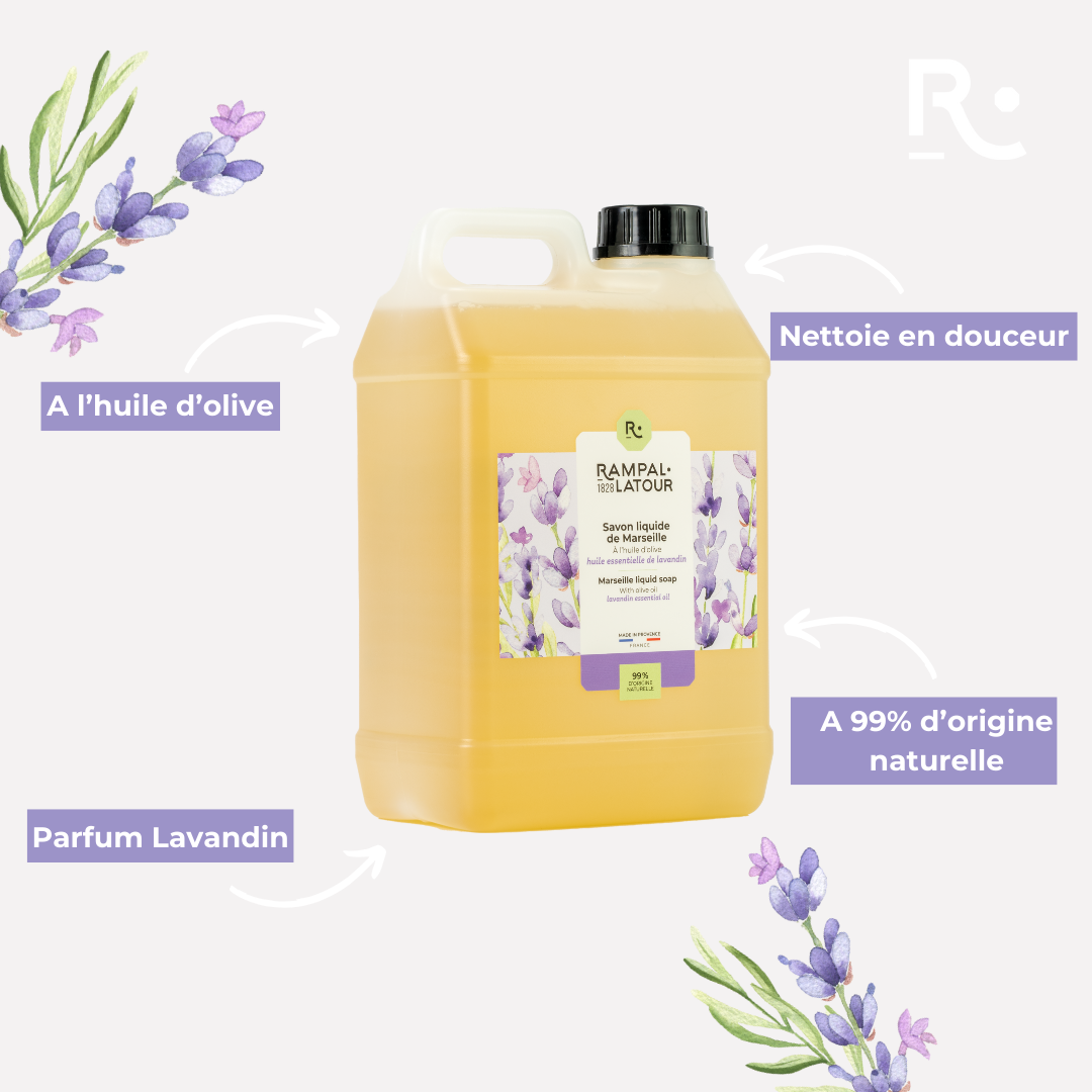 Liquid Marseille soap Provençal Lavandin 3L