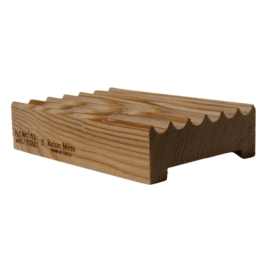 Larch wood soap dish - Queen Mother