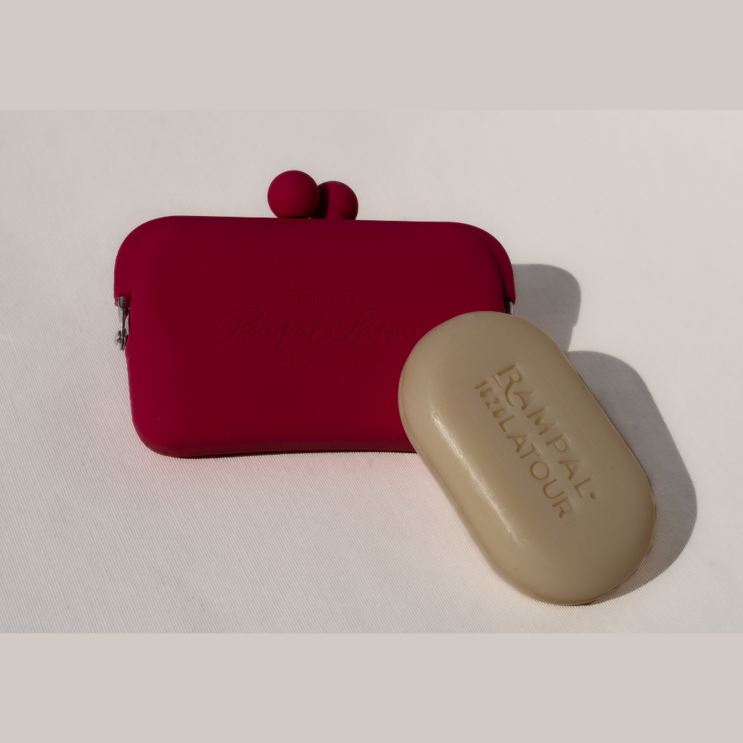 Soap dish for rectangular soap 100g Magenta