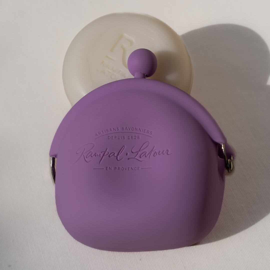 Soap dish for round soap 100g Violet