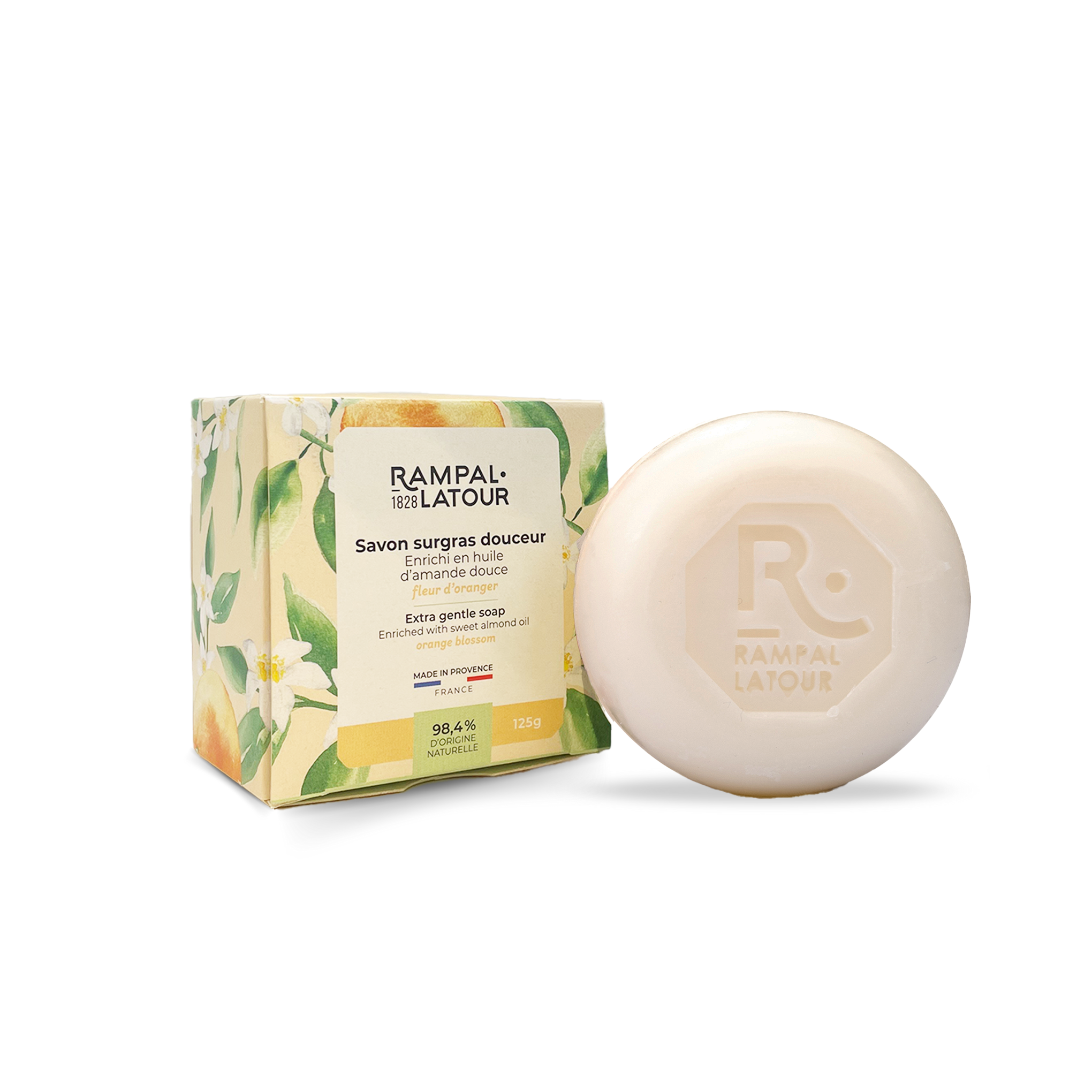 Savon rond 125g fleur d'oranger