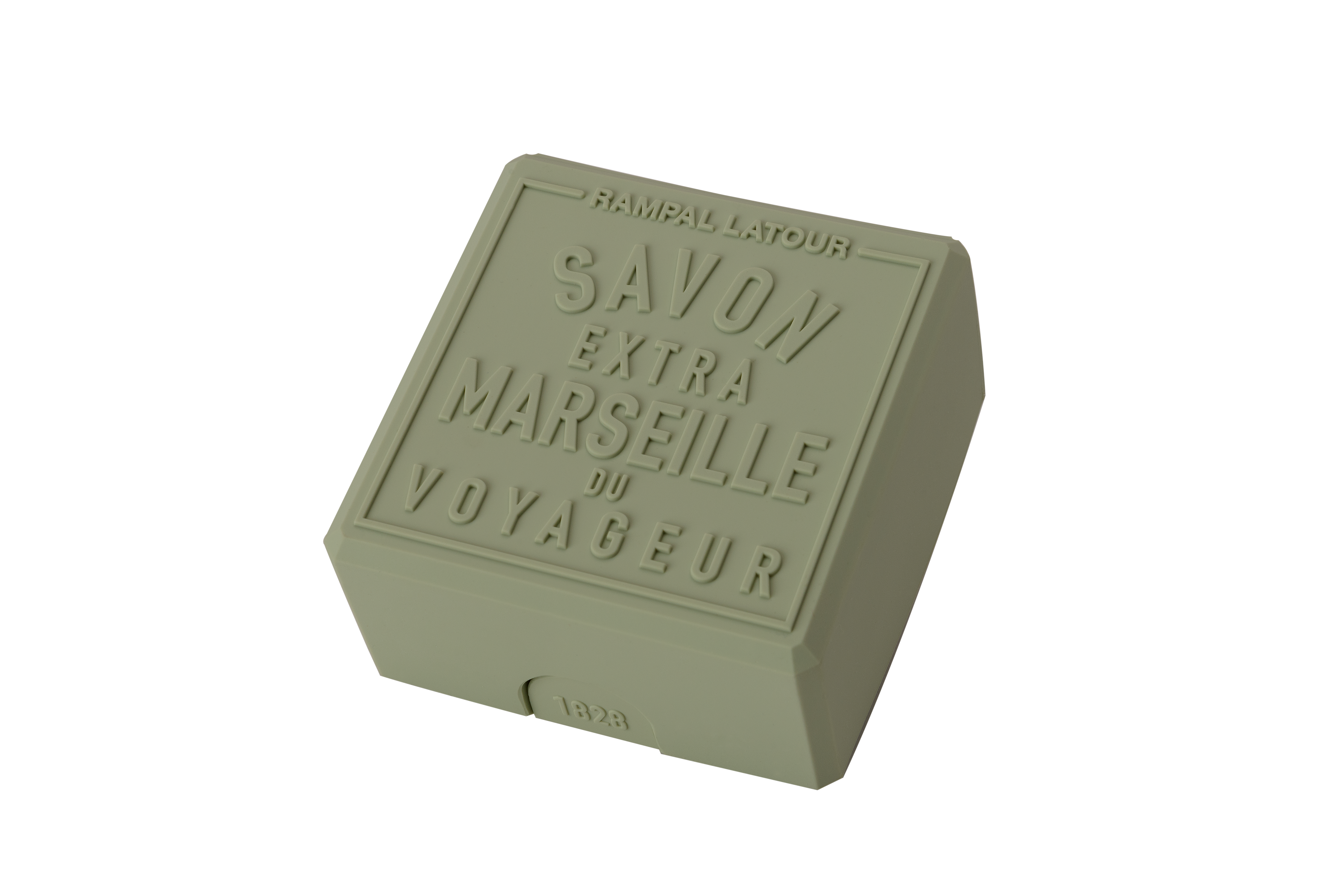 Soap dish for Marseille soap 150g Leaf green