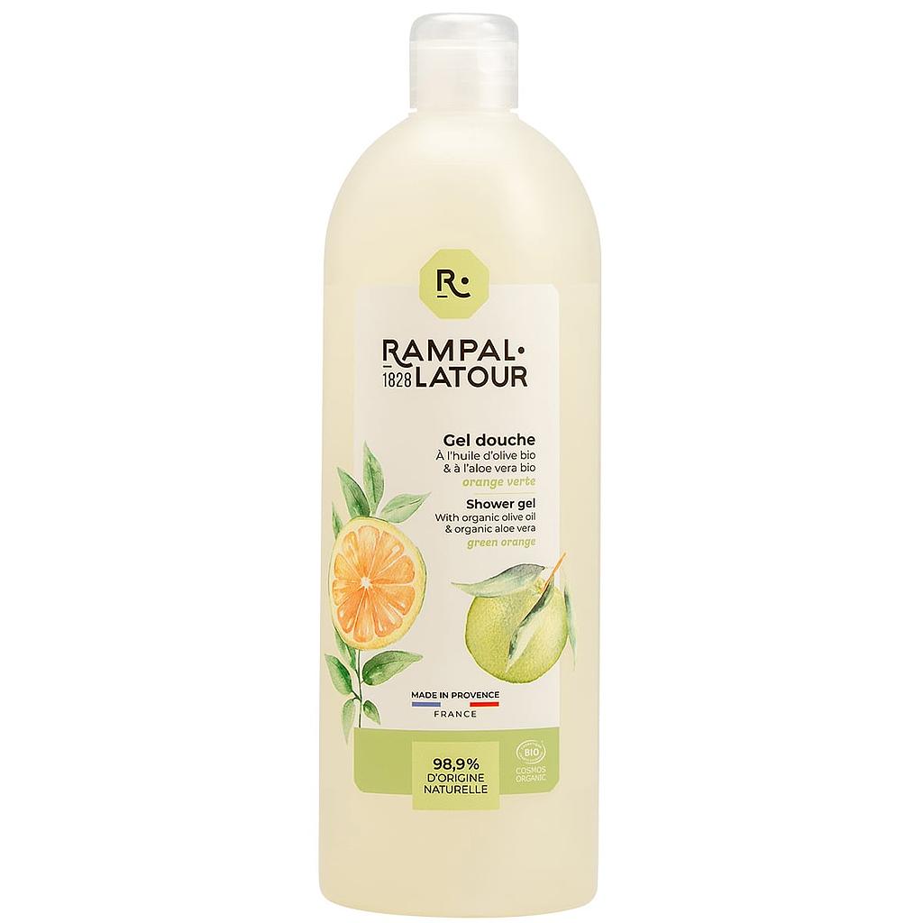 Shower gel certified organic Green Orange 1L - Cosmos Organic