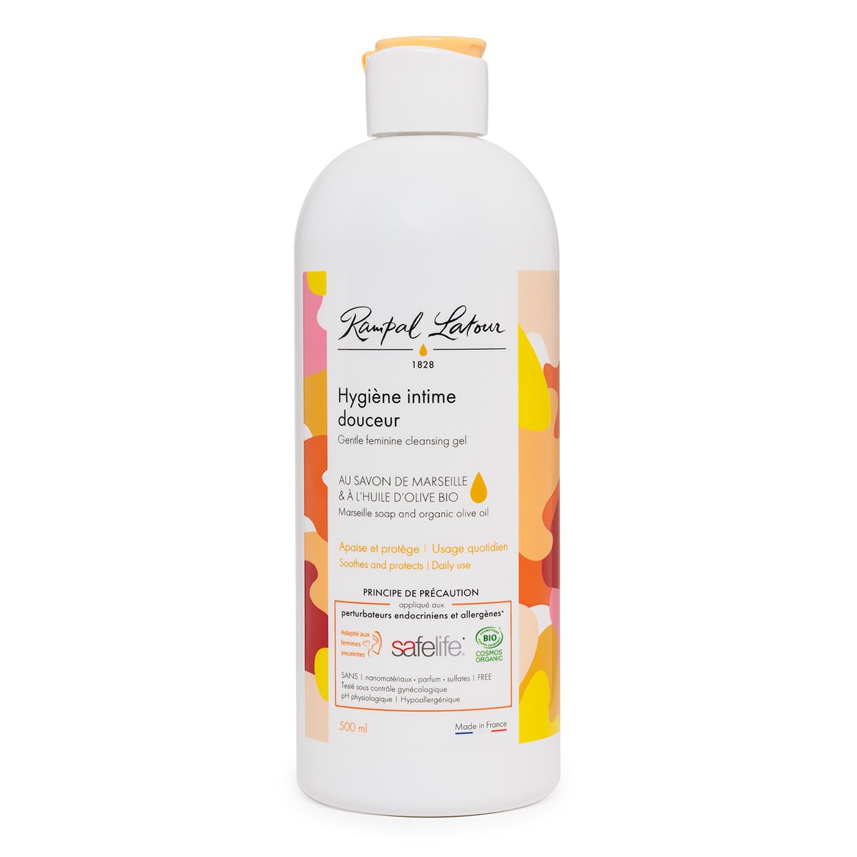 Gentle intimate hygiene gel certified organic 500ml - Cosmos Organic