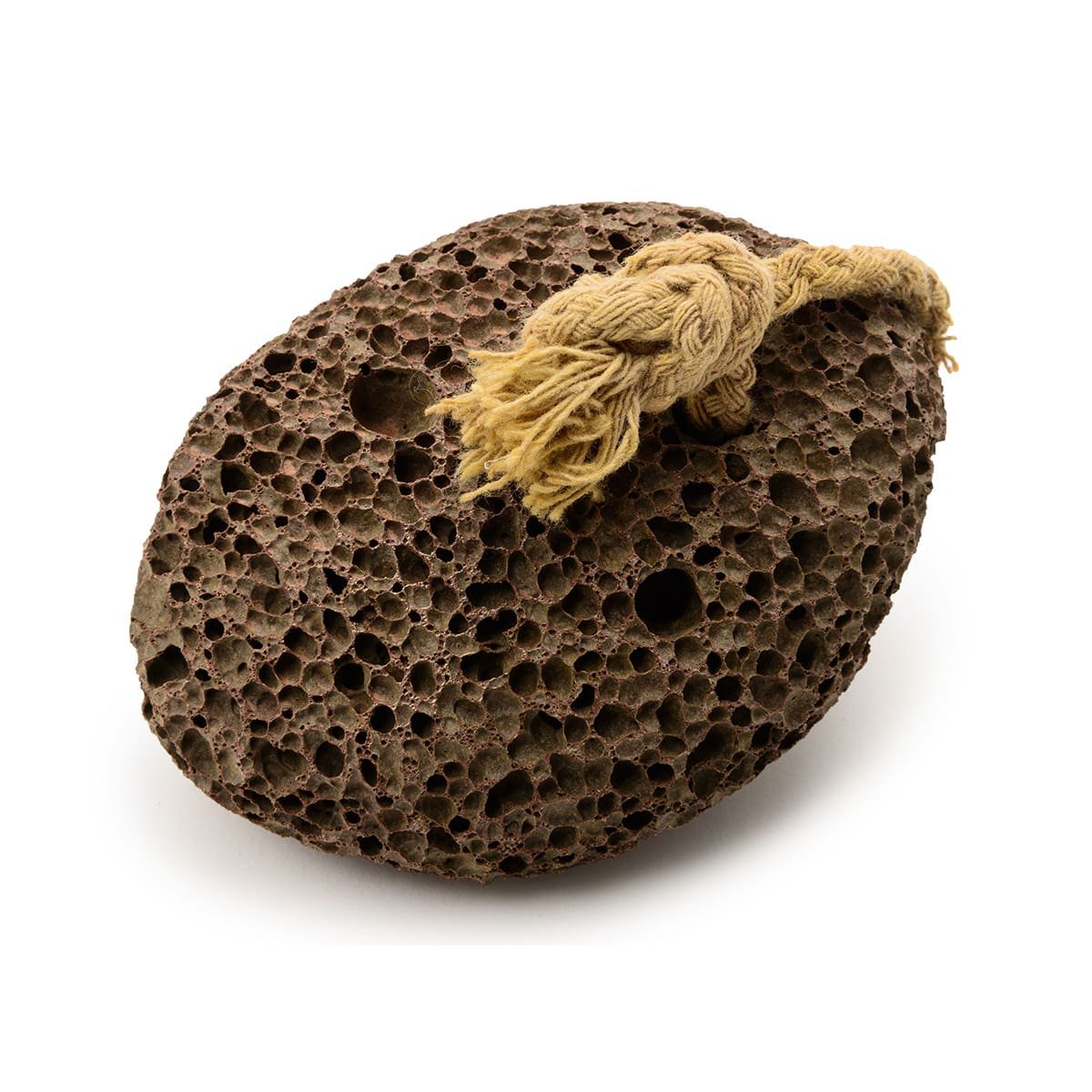 Exfoliating black pumice stone