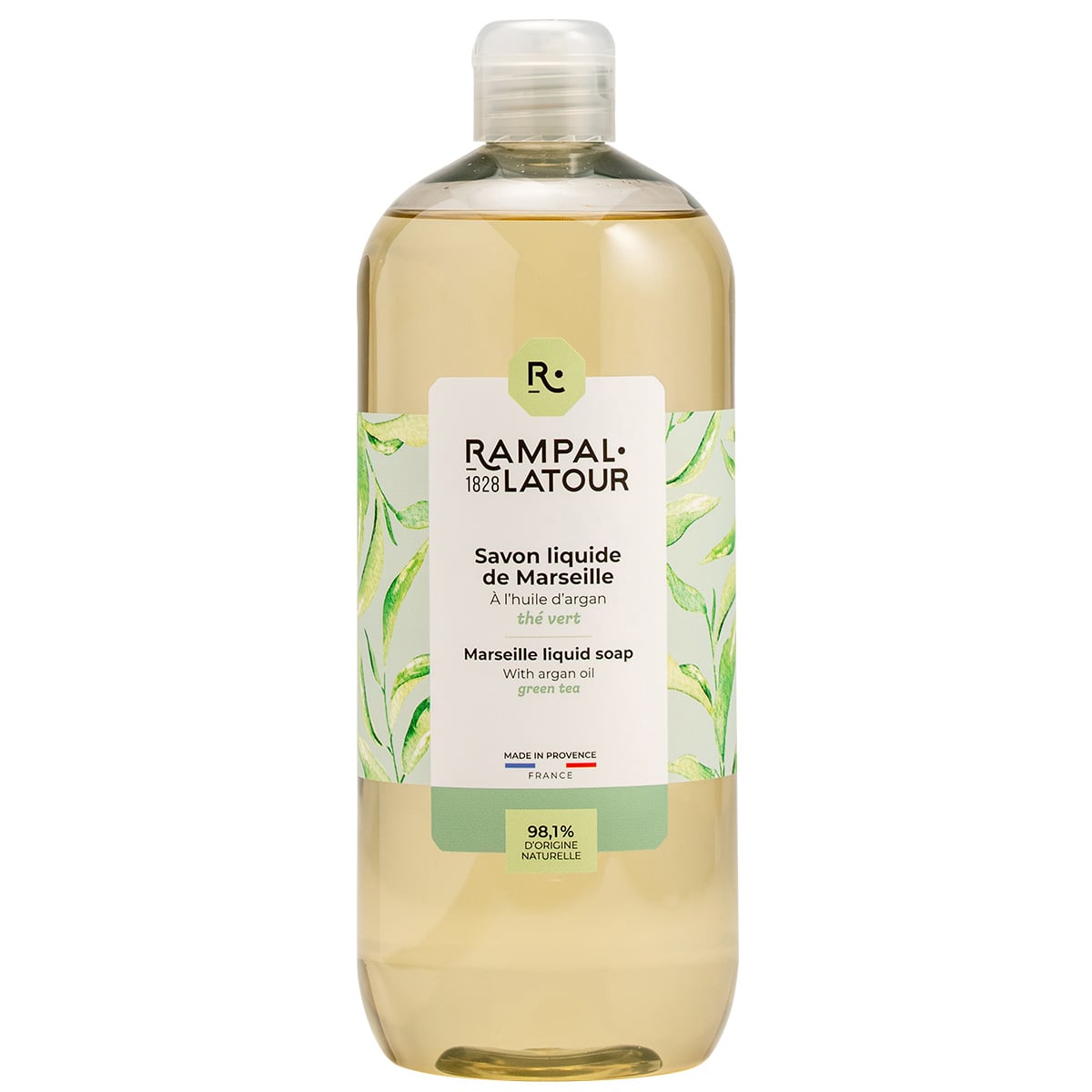 Marseille liquid soap Green tea 1L