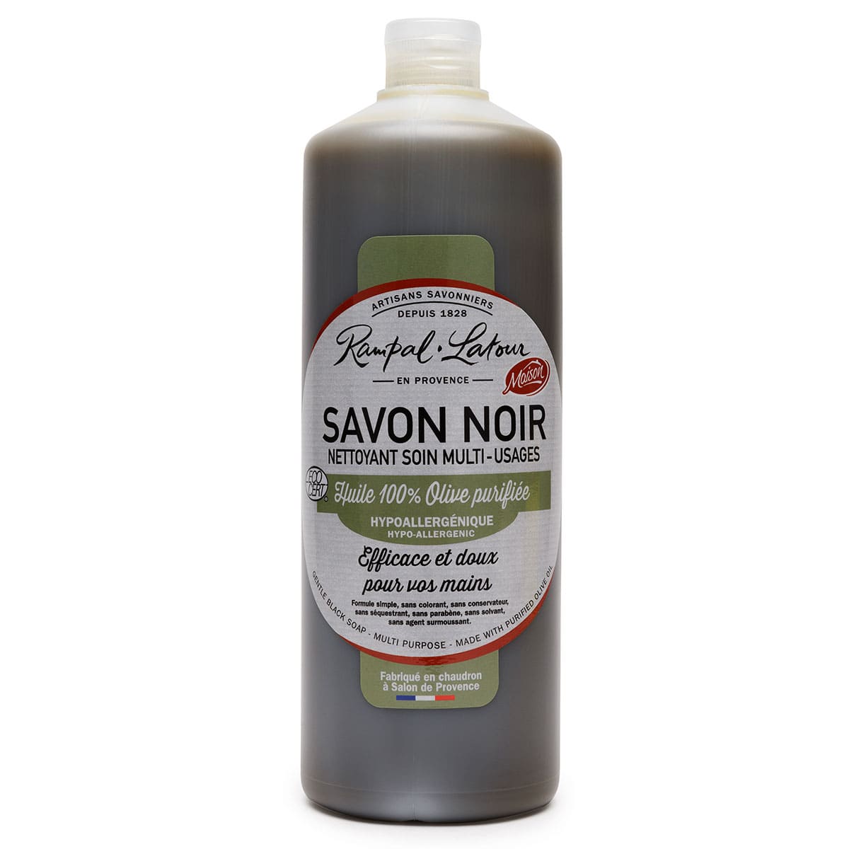 Black soap with olive oil 1L - Ecodetergent