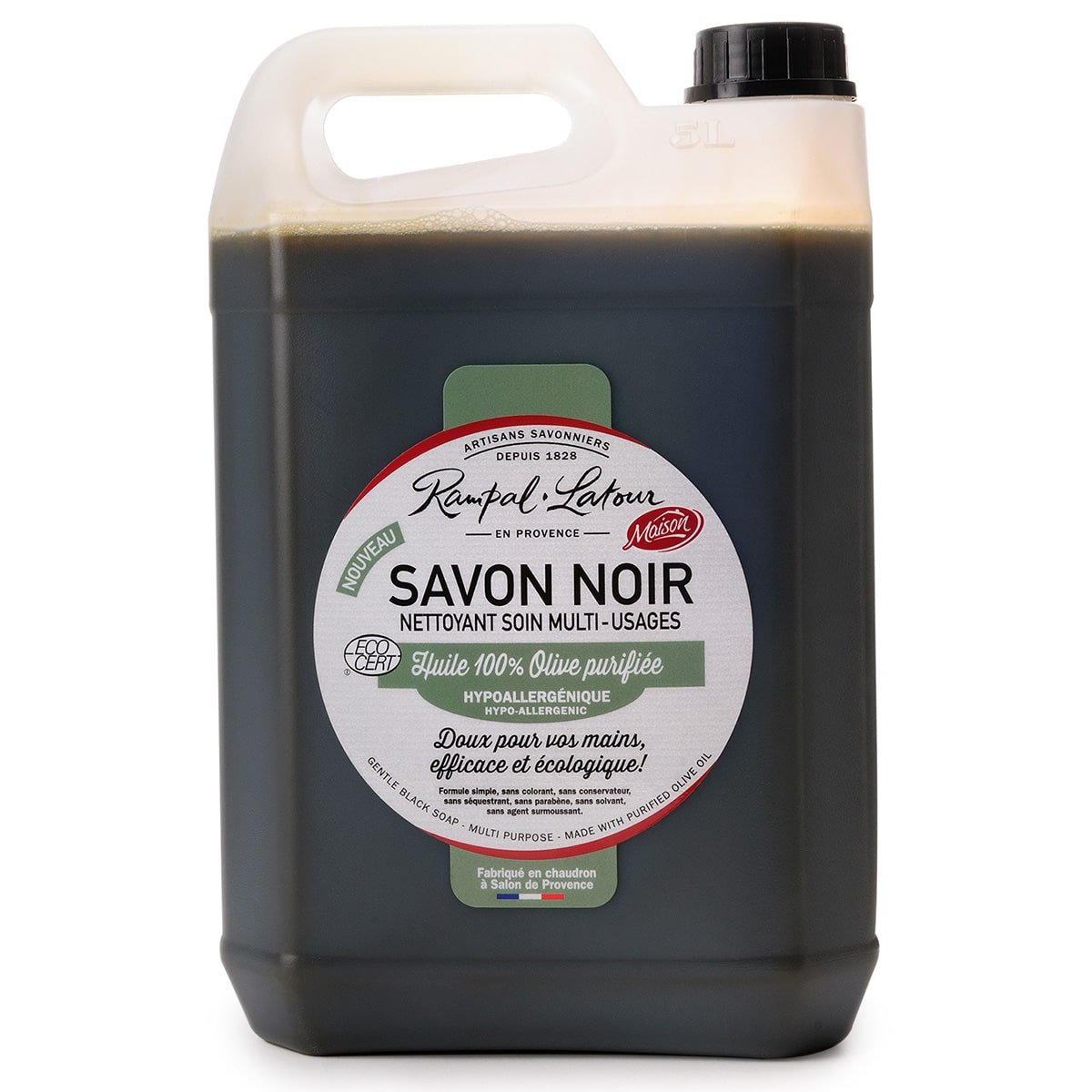 Black soap with olive oil 5L - Ecodetergent