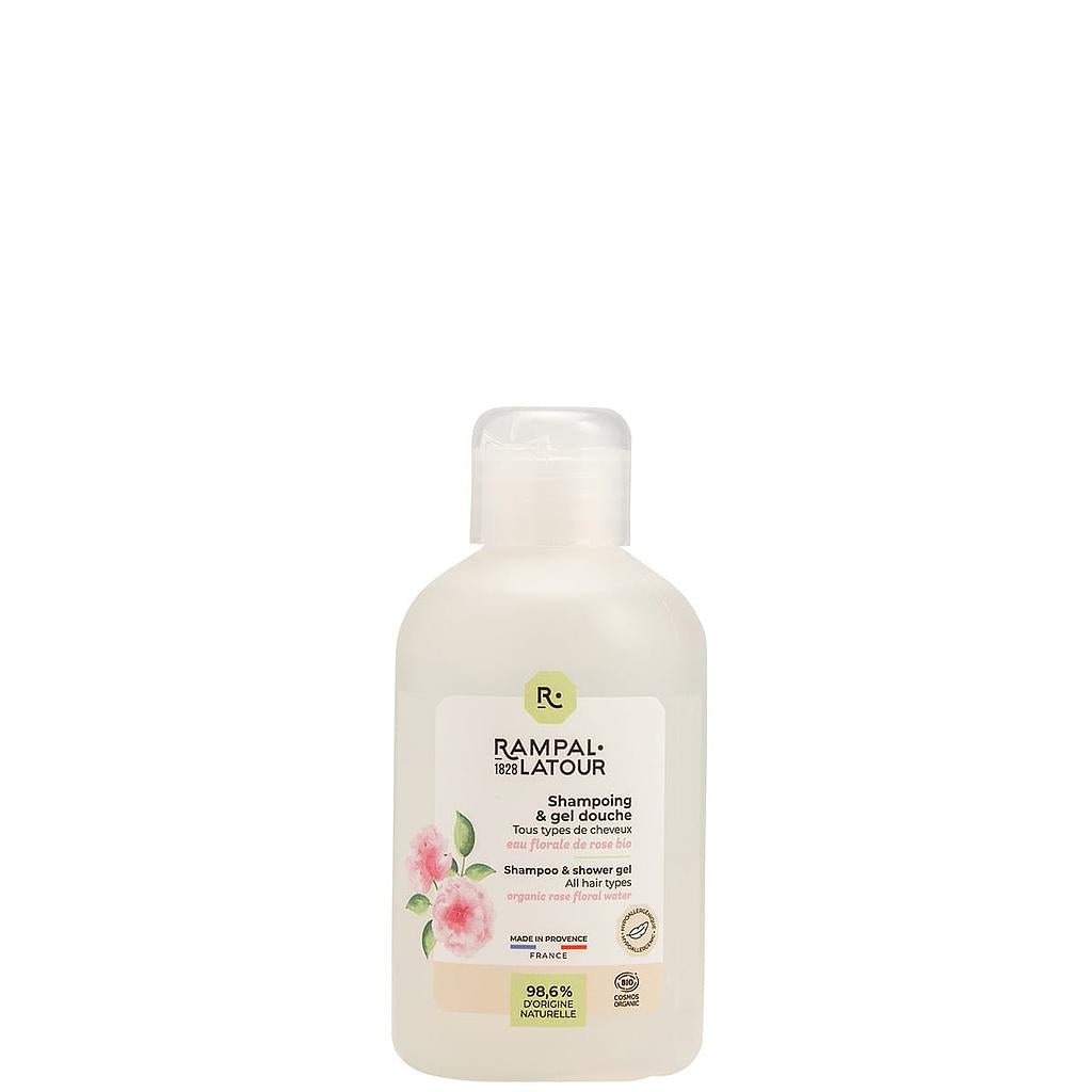 Shower shampoo certified organic Rose de Damas 250ml - Cosmos Organic