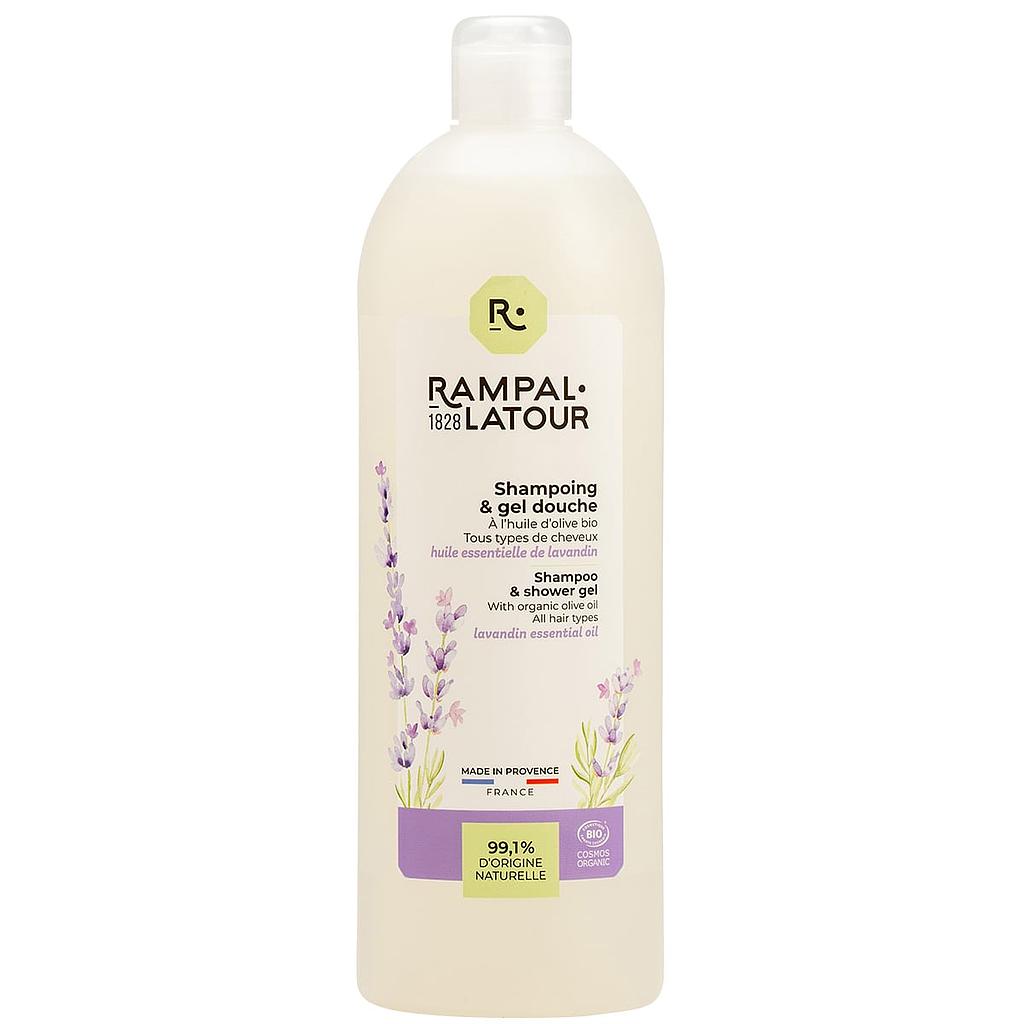 Shower shampoo certified organic Lavandin 1L - Cosmos Organic