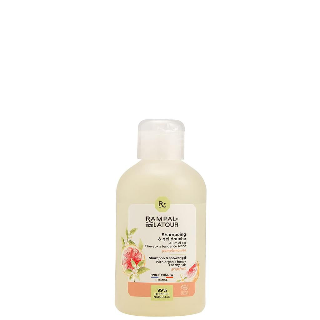 Shower shampoo certified organic Grapefruit 250ml - Cosmos Organic