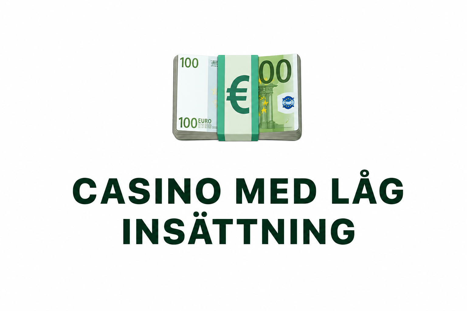 casino med låg insättning